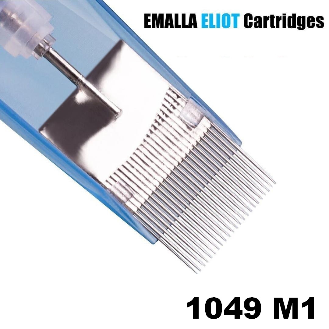 Emalla-Cartridge-Needles Eliot Big Magnum 1049 M1 Ø 30 Long Taper Con. 10pz